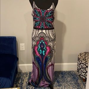 Multi-colored Maxi Dress